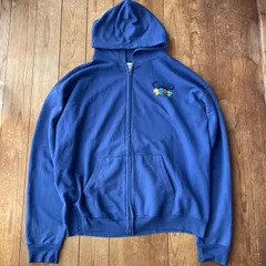 00's Walt Disney World zip up sweat hoodie. 古着　ウォルトディズニーワールド　ミッキー　ジップパーカー　ネイビー