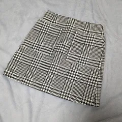 IENA スカート 膝丈 38 チェック柄