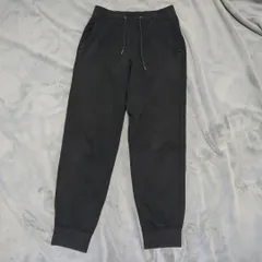 ユニクロ スウェットパンツ 黒 S 裏起毛