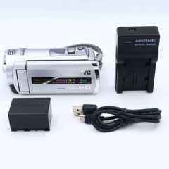 JVC Everio 고화질 메모리 캠코더 8GB 실버 GZ-E242-S #260121_150E0573