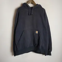Carhartt カーハート ORIGINAL FIT スウェット フーディ パーカー トレーナー プルオーバー カンガルーポケット 101069 412 紺 L 710P★4