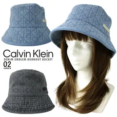 Calvin Klein カルバン・クライン バケットハット 女性用 バケハ ハット デニム地 レディース ユニセックス 男女兼用 ギフト プレゼント