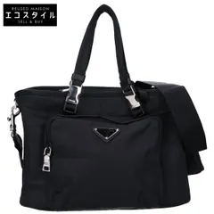 PRADA プラダ 美品 2VC030_2DMT_F0002_V_N9O リナイロンxサフィアーノ ペットバッグ ペットキャリー