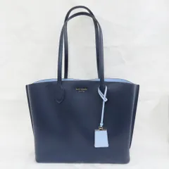 Ts801151 ケイトスペード トートバッグ スイートワークトート レディース ネイビー/水色 Kate Spade 超美品
