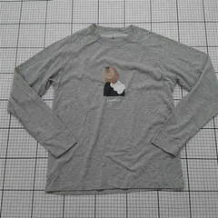 ◇ Θ モンベル mont-bell 長袖Tシャツ 1114583 グレー系 160 キッズ E  【1601210012976】