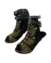 NOMODオープン トゥー アンクル ブーツ ヒール