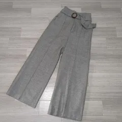 ROPE センタープレス ワイドパンツ 34サイズ