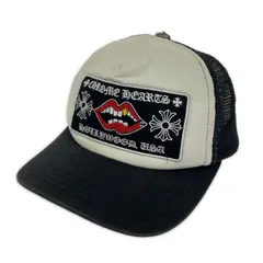 CHROME HEARTS キャップ ×MATTYBOY CHOMPER TRUCKER CAP/ﾒｯｼｭ/B