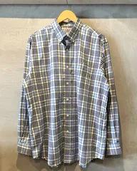 L.L.Bean-L/S shirt-(size L) エルエルビーン チェックシャツ ボタンダウンシャツ