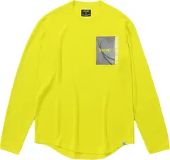 スポルディング SPALDING バスケット ロングスリーブTシャツ フロム ダウンタウン Tシャツ 長袖 バスケットボール バスケ トレーニング ウエア 練習 部活 クラブ 吸水速乾 UVカット エコ生地  SMT23113 7500 レモネード