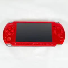 [東店24-3067-2601] SONY PSP-3000 ラディアントレッド 本体