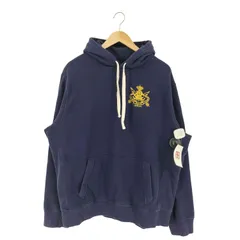 ポロバイラルフローレン Polo by RALPH LAUREN 90S ポケット裏サーマル 前V 刺繍 パーカー メンズ import：XL 