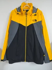 THE NORTH FACE ザノースフェイス ィェロー/ブラック/グレー ウィンドブレーカー 100サイズ
