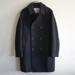 【美品】MACKINTOSH【ウール カシミヤ ダブルブレステッド コート】38 ダークネイビー マッキントッシュ 26010839
