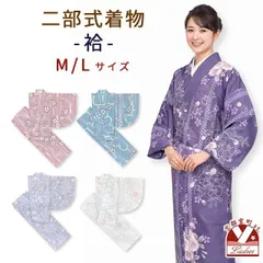 二部式着物 2026年冬春新作 洗える着物 袷 小紋柄の着物　M/Lサイズ「えらべる５種類」