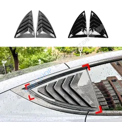 人気商品★テスラ Model Y 2019+ 後席窓用ブラインド 車外装パーツ 車両エアロ パーツ 鋼琴黒?カーボンデザイン CQP202Q068