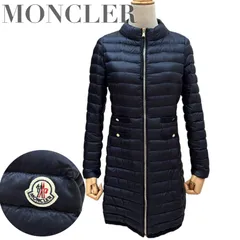 ☆★美品★MONCLER モンクレール★AUBRY　ダウン　ロングダウン　ダウンコート　ネイビー　0サイズ　収納袋付き★　♯2048
