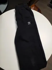 起毛暖かい adidas ブラック トレーナー ズボン