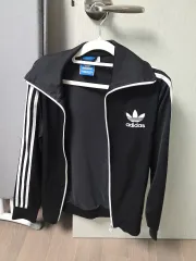 アディダス 3本線 トラックジャージ ブラック
