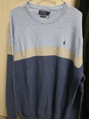 ドライ完了 / ポロ ラルフローレン カラーブロック ニット セーター XL