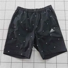 ◇ ⊂ アディダス adidas メンズ ショートパンツ ブラック系 J/Lサイズ E  【1601210004988】