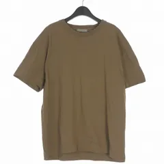 エフオージー エッセンシャルズ FOG ESSENTIALS ロゴ バックプリントTシャツ カットソー 半袖 M ブラウン 茶