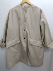 【美品】MACKINTOSH HUMBIE ハンビー 撥水ノーカラーコート ベージュ 6のサムネイル