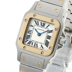 カルティエ / CARTIER　サントス ガルベ　レディース　W20012C4　ベージュ　クオーツ 【中古】 商品番号 B-159901