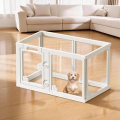 fxw 小中型犬用サークル 約60cm 鉄格子がなく脱走時等に犬の足が挟まら