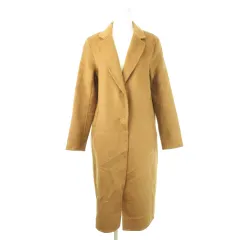 センスオブプレイス バイ アーバンリサーチ Sense of Place by Urban Research コート チェスター ロング丈 ウール混 スナップボタン 比翼 36 茶 ブラウン /AH9