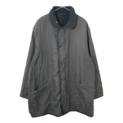 Barbour バブアー Polar Quilts ポーラーキルト キルティングジャケット 大きいサイズ ネイビー(メンズ XXL相当)中古 古着 X2789