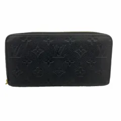 ルイ・ヴィトン(Louis Vuitton) ルイ・ヴィトン 長財布 モノグラム・アンプラント ジッピーウォレット M61864 ノワールレディース