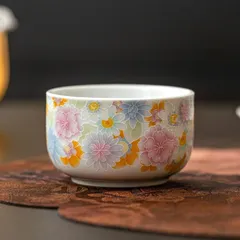 新品未使用 古風 釉 万華鏡 禅定杯 中式 陶磁器 茶道具 ティーカップ 主人杯 功夫茶 お茶カップ 品茶 カップ