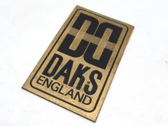 非売品 ダックス DAKS 金属製 プレート 7.3cm レトロ ヴィンテージのサムネイル