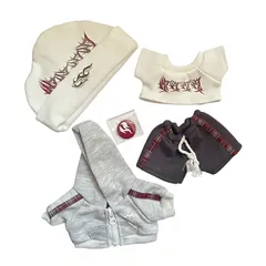 20cmぬいぐるみ用 着せ替え服 ぬい服 コスチューム 火の形 5点セット