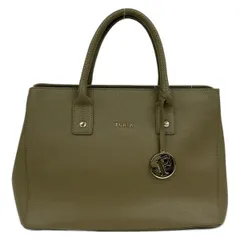 FURLA(フルラ) トートバッグ - カーキ レザー