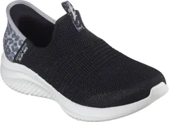 スケッチャーズ SKECHERS スリップインズ ウルトラ フレックス 3.0 ナチュラル ULTRA FLEX 3.0-NATURAL レディース 靴 スニーカー シューズ ウォーキング 通勤  149712 BKLD ブラック/レオパード
