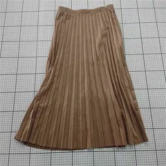 ◇ Θ ザラ ZARA BASIC プリーツスカート ベージュ系 M レディース E  【1601210005664】