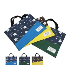レッスンバッグ マチ無し 男の子 女の子 手提げ お稽古 バッグ 幼稚園 小学校 入園入学準備 星柄 子供   632605