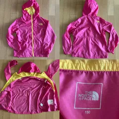 ザノースフェイス ピンク ウィンドブレーカー サイズ 150