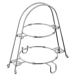 お気に入りのお皿でアフタヌーンティー 佐藤金属興業　SALUS　ワイヤー　ケーキスタンド フレーム デザートスタンド お皿は付属していません