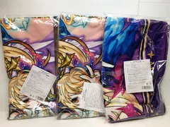 【未開封】 モンスターストライク モンスト ブランケット 3点まとめセット B賞 天使連合 2点/クリスマスルシファー 1点 現状品