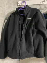 THE NORTH FACE ザノースフェイス ブラック 黒 フリース ジップアップ ブラック フリース レディース m