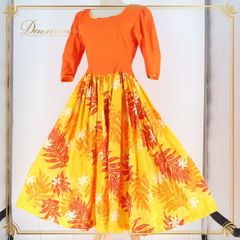 美品】RainbowHawaii レインボーハワイ フラダンス 衣装 ムームー