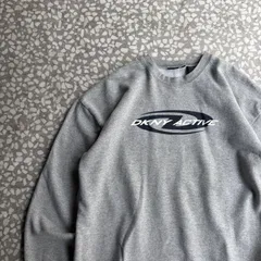 DKNY / 90’s logo sweat size L相当 アーカイブ　ダナキャラン　モダン　ニューヨーク　スウェット　ユニセックス　ストリート　ビッグロゴ　トレーナー　グレー