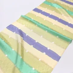 帯揚げ　和小物さくら　横段　四色グラデーションぼかし　0445