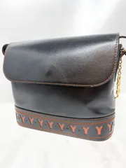 Yves Saint Laurent YSL イヴサンローラン ショルダー オレンジステッチ ※4枚目写真確認ください（紐切れあります） Ｍ-1817