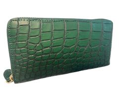 70a 腹部 クロコダイル 長財布 ラウンドファスナー メンズ レディース 