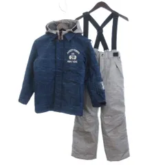 ゲリー GERRY スキー ウェア スノー 上下セット 子供用 CSB-3270 140 青 グレー