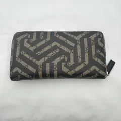 ▽GUCCI　グッチ　ラウンドファスナー/長財布　角スレ、膨らみあり　10406